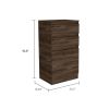 Kamelot Dresser With Jewelry Box; Single Door Cabinet; Mirror; Two Drawers -Dark Walnut