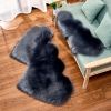 Long Plush Carpet Fuzzy Wool Floor Mat Multicolor Double Heart Soft Fluffy Living Room Bedroom Aldult Child Boy Girl Fashion Lovely