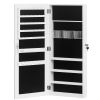 The Whole Surface PVC Film Wall Hanging Door With Lock Jewelry Cabinet Fitting Mirror Cabinet