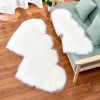 Long Plush Carpet Fuzzy Wool Floor Mat Multicolor Double Heart Soft Fluffy Living Room Bedroom Aldult Child Boy Girl Fashion Lovely