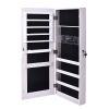 The Whole Surface PVC Film Wall Hanging Door With Lock Jewelry Cabinet Fitting Mirror Cabinet